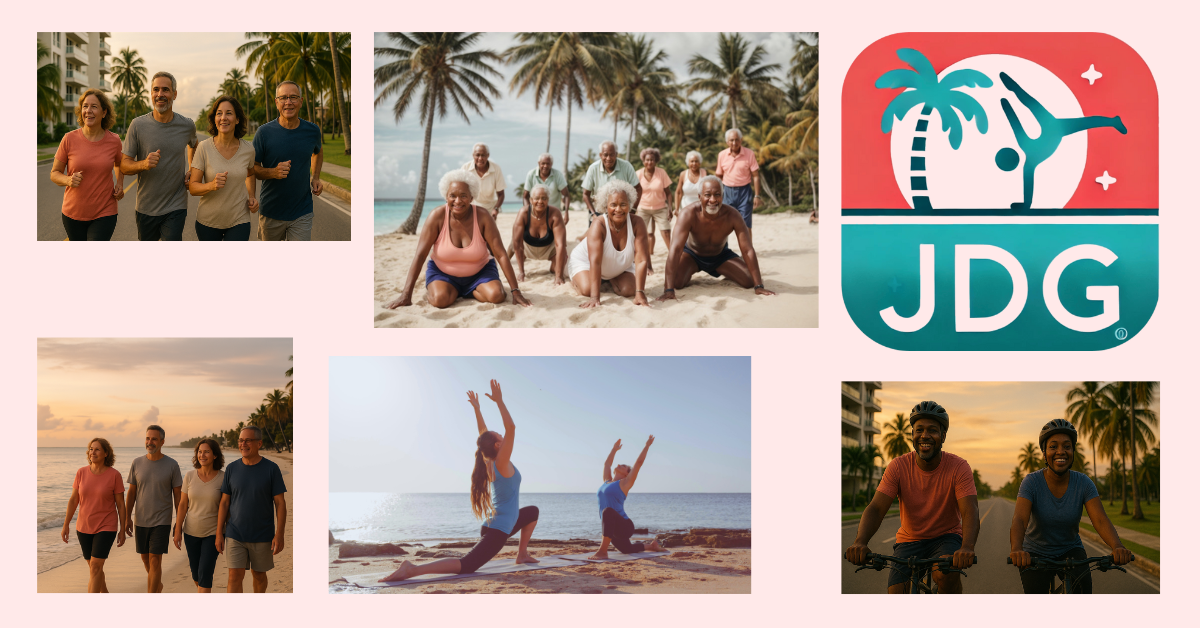 Gymnastique sur la plage